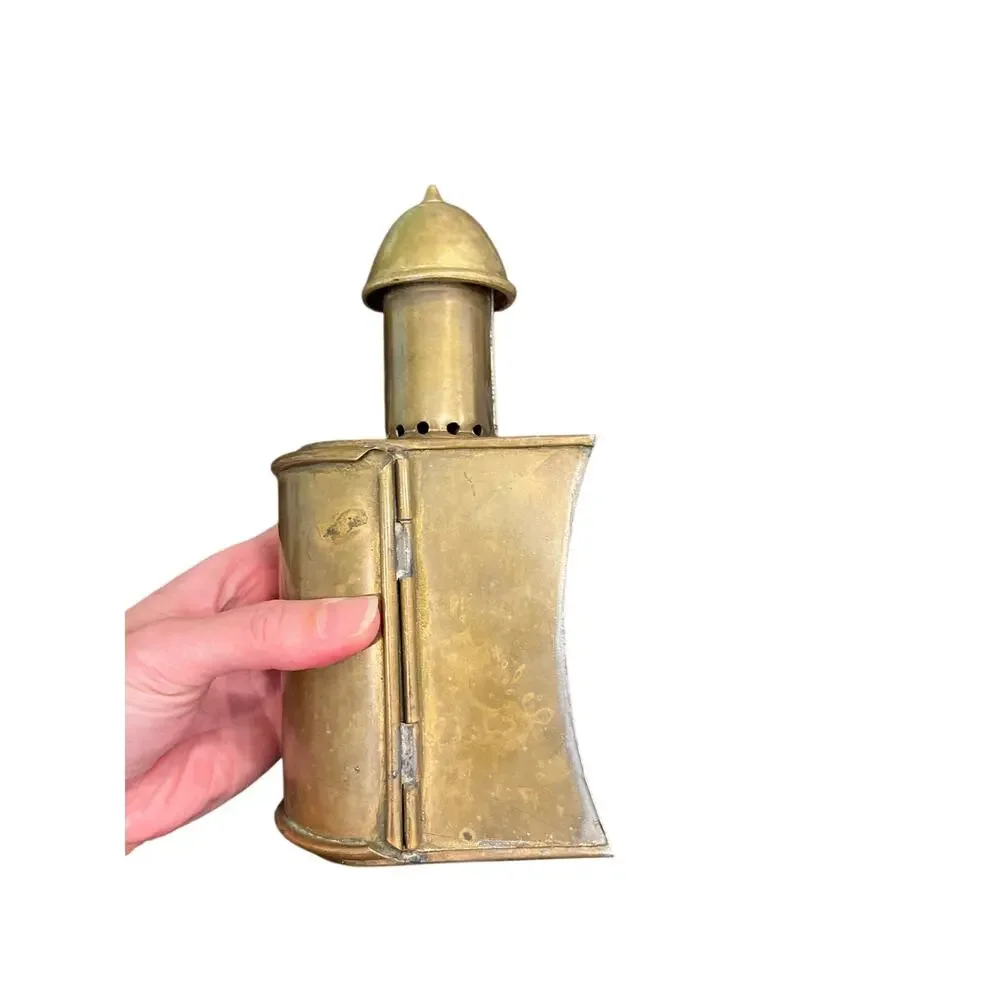 Vintage Brass Ship Binnacle Lantern Housing Case Nautical Marine Decor Shell 8